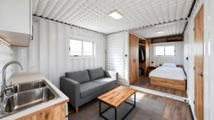 <span class=keywords><strong>40ft</strong></span> nhà CONTAINER Chất lượng cao có thể mở rộng/Thiết kế nhà mô-đun đúc sẵn rộng rãi - Product Image 6