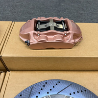 Kit d'étriers de frein avant 10 pistons et arrière 4 pistons avec rotors perforés en carbone haute performance – Amélioration des freins pour BMW, Audi, Mercedes