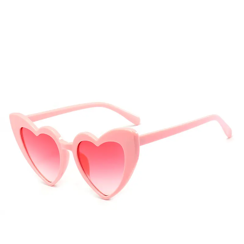 Günstige großhandel Luxury mode Trendy designer Sun gläser authentische damen shades herz form sonnenbrille 2020 für frauen