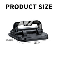 Nouveauté : support de téléphone de voiture pliable en plastique premium, universel, anti-vibrations, antidérapant, pour tous les smartphones