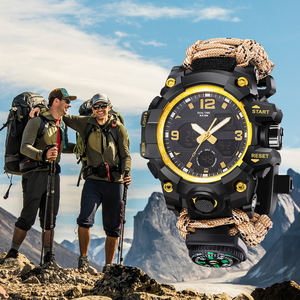 Últimas montre de survivre montre militaire Digital multi temperatura higrômetro bússola relógio para homens - Product Image 2