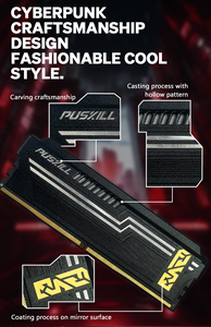 Mémoire RAM DDR5 PUSKILL Série FUSE ECC pour Ordinateur de Bureau 8 Go/16 Go/32 Go 4800 MHz/5600 MHz/6000 MHz en Stock pour Jeux Informatiques PS5 Sodimm - Product Image 3