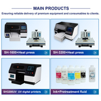 Impresora de Inyección de Tinta UV Epson HD I3200 Todo en Uno de Alta Velocidad, Formato A3, CMYKWV, Máquina de Impresión UV Digital con Pantalla de Computadora Integrada