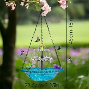 Fuente Solar para Baño de Pájaros con Cascada - Product Image 1