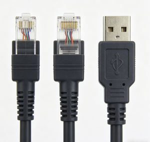Câble de scanner de codes-barres USB 2.0 RJ45 tressé CBA-U01-S07ZAR à charge rapide 3A, 1,8 m, pour Motorola <span class=keywords><strong>Symbol</strong></span> <span class=keywords><strong>LS1203</strong></span> LS3408, en PVC et cuivre pur - Product Image 6