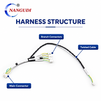 Ensemble de câbles personnalisés avec connecteurs multipolaires pour équipement électronique OEM/ODM et faisceau d'injection de course