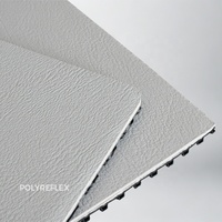 Panneau en polypropylène alvéolaire avec options de surface et de laminage personnalisées