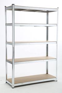 Estantes metálicos de 5 capas 60cm de profundidad 300kg de capacidad Estantería resistente Estanterías de garaje Estanterías industriales - Product Image 6