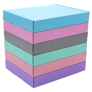 New Sharp Design Custom Shape Classic Corrugated Box Cuboid Dress Packaging For Panties