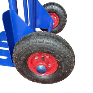 Bán Hot ht1823 Heavy Duty kim loại xe đẩy tay giỏ hàng gấp cuộn <span class=keywords><strong>container</strong></span> với 2 bánh xe OEM tùy chỉnh - Product Image 6