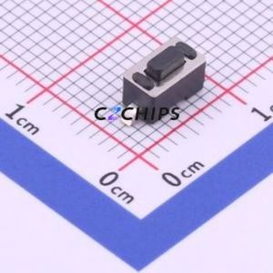 UK-B0227-G4.3-160-B Tactile Switch SMD,6x3.5mm Switch Single Pole Single Throw Rectangle Button 1.6N Vertical Mount - Product Image 1