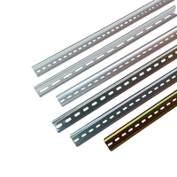 LL National Standard C45 Boîte de distribution de rail en aluminium 35mm1 Pince de disjoncteur vide ouvert Boîtier d'instrument électronique