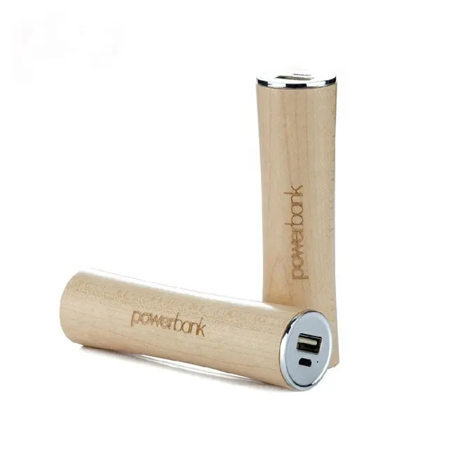 Batterie électrique en bois bambou, 2000Mah, offre spéciale