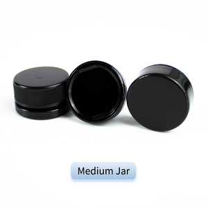 5ml 9ml Childproof Black Uv Smell Proof Violet Glass <b>Jar</b> Cosmetic Small air Tight <b>Jar</b> Container Black pp Lid - Product Image 3
