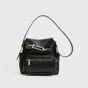 Fabrication OEM de sacs en cuir vegan personnalisés, sacs à dos de marque pour femmes, sacs à dos de grande capacité pour filles - Product Image 4