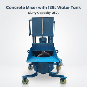 Mezcladora de Concreto con Motor de 4KW, Capacidad de Carga de 260L, Suministro Automático de Agua, Alta Eficiencia Operativa para Construcción - Product Image 1