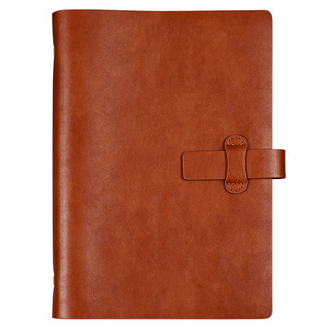 High-end Styles A5 Size PU Leather Notebook Loose Leaf Binding <strong>Work</strong> <strong>Diary</strong> for Business Custom Logo - Product Image 1