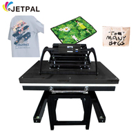 Jetpal mesin tekanan panas ekstra besar, mesin tekan panas kelas Manual dengan pelat Transfer panas ukuran besar 80*100 cm