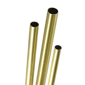 Tag0.1 liền mạch Hàn tinh khiết đồng kim loại tinh khiết c11000 c22000 Brass ống chính xác lạnh rút ra đồng ống tròn