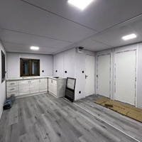 Maison conteneur extensible à double aile 20ft 40ft, préfabriquée, modulaire, pliable, mobile, pour habitation, complexe hôtelier et dortoir