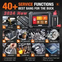 Escáner de Diagnóstico para Camiones Pesados Diésel ANCEL V6 HD 2025, Regeneración DPF, Codificación y Programación de ECU, OBD2 Bidireccional Electrónico