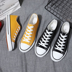 Giày thể thao vải nhiều màu, kiểu cổ thấp buộc dây cổ điển, giày unisex thông thường - Product Image 6