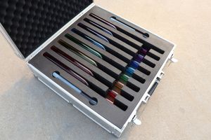 Soul di cristallo di alta qualità 432hz & 440hz purezza <span class=keywords><strong>Tuning</strong></span> <span class=keywords><strong>Fork</strong></span> Set Chakra con custodia libera prodotto al quarzo - Product Image 2