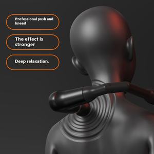 Alat Pijat Punggung Bentuk U yang Dapat Disesuaikan, Gagang Panjang, untuk Jaringan Dalam, Pereda Nyeri, Tanpa Kabel, Pintar, Kontrol Waktu 6 Kecepatan - Product Image 3