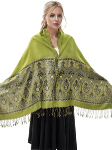 Wholesale Women's Printed <strong>Paisley</strong> <strong>Pashmina</strong> Winter Autumn Spring Fashion <strong>Paisley</strong> <strong>Pashmina</strong> Shawl Wrap <strong>Scarf</strong> - Product Image 6