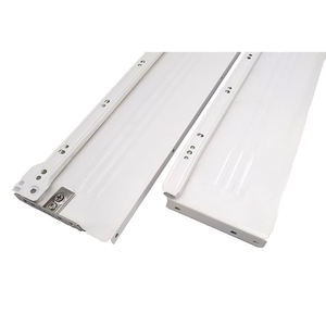 Boîte métallique pour meubles de 118mm Boîte à tiroirs d'épaisseur 1.2mm enduite de poudre Boîte à outils à rouleaux coulissants Rail à rouleaux avec panneau - Product Image 5