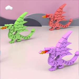Poulpe mignon imprimé en 3D, animal imprimé en 3D avec articulations flexibles, décoration pour la maison, le bureau, la salle de classe, décoration de bureau de direction - Product Image 5