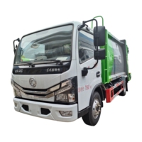 Camion à ordures compacteur ISU ZU 8m³ pour zones rurales, camion compacteur de déchets pour villages, vente directe d'usine