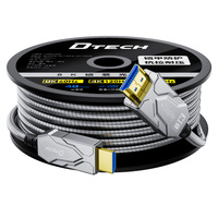 Cubierta protectora Cable de fibra HDMI blindado 4K 8K Dtech Ultra Armor AOC Cable blindado HDMI óptico activo con enchufe de protección