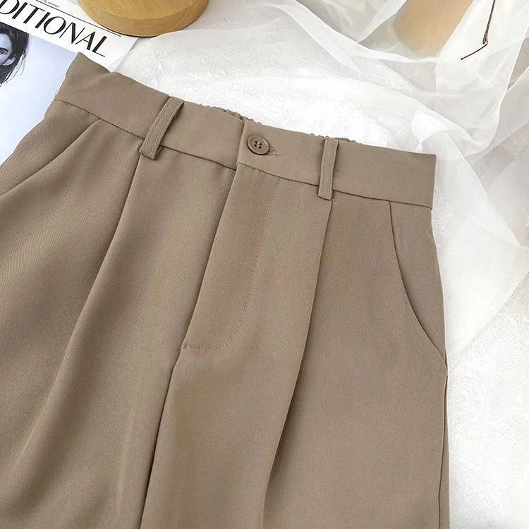 Khaki-spring and autumn fabric