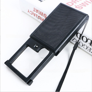 Loupe de type tiroir, grossissement élevé 3/6x, avec LED, qualité professionnelle pour l'évaluation des objets anciens et des timbres. - Product Image 1