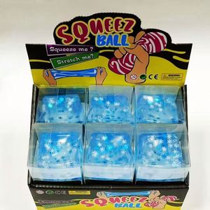 Juguete Antiestrés de Goma Suave en Forma de Cubo, Juguete Sensorial para Aliviar el Estrés y la Ansiedad - Product Image 4