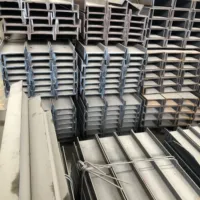 Poutre en acier Q355B 100x68-630x180mm 6m 12m Épaisseur 5-20mm Section structurelle pour la construction de ponts et l'ingénierie lourde
