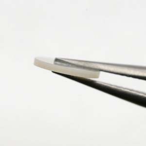 En stock Vadrouille ronde à double tranche plate en coquille blanche Disques ronds en nacre naturelle - Product Image 6