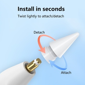 Thay thế ngòi lời khuyên cho táo bút chì 1st & 2nd cho Logitech Crayon styli bút làm bằng kim loại và nhựa - Product Image 3