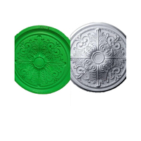 Fibre Moulage Plafond Roses Plâtre Lampe Panneau Moule 3D Plâtre Moules Plafond Gypse Moule Décoratif Ligne Corniche Moulures