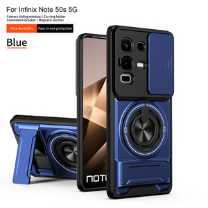 Funda Protectora para Teléfono con Soporte para Auto y Lente Deslizante de <span class=keywords><strong>Alta</strong></span> <span class=keywords><strong>Gama</strong></span> Lichicase para Infinix GT 30 Pro Note 40 Pro, Personalizada - Product Image 3