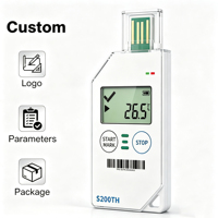 Software Potmagic para Reingeniería, S200TH, Pantalla LCD USB de un Solo Uso, Registrador de Temperatura y Humedad, Informe en PDF