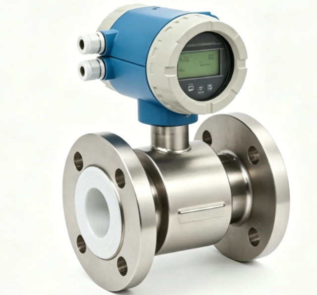 5P5B6H - AAIBABBAFAAABAED3S1AA2 Electromagnetic Flowmeter - Integrated Corrosion-Resistant Liquid Measurement in Stock