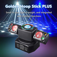 Mini LED Doppelkopf Laserstrahl Moving Head Licht Dreamland Party Licht Fernbedienung mit bunten Magic Ball für DJ Party