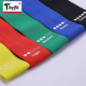 Set Fitness di 5 Fasce Elastiche in Poliestere Impilabili fino a 68 kg, Alta Elasticità, Portatili, per <span class=keywords><strong>Allenamento</strong></span> <span class=keywords><strong>Gambe</strong></span> e Glutei - Product Image 2