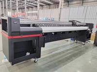 Máquina de impresión solvente de banner flexible industrial crystaljet 7000 Series10feet con cabezal de impresión spt508/spt1024/ konica512i