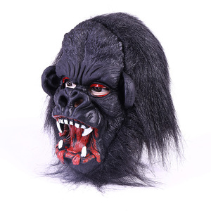 Máscara de Vinilo Reforzado con Goma de Gorila Rey Kong de Terror para el Día de Todos los Santos, para Fiestas, Mascaradas y Decoraciones Festivas - Product Image 2