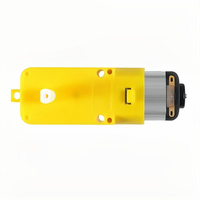 Moteur de décélération intelligent à double axe jaune pour voiture, DC3V-12V, couple de 800gf, 26g, composants électroniques pour la robotique