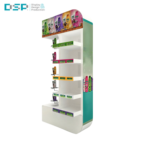 DSP แท่นวางโชว์เครื่องสำอางแบบรถเข็นทำจากอะคริลิคแบบพกพาสะดวกทันสมัย - Product Image 4