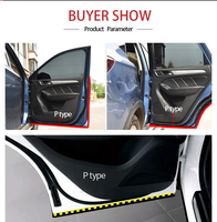 Protecteur de porte de voiture Protection de porte Isolation phonique Insonorisée Z P D Type Joints en forme de garniture Isolation sonore Bande d'étanchéité
